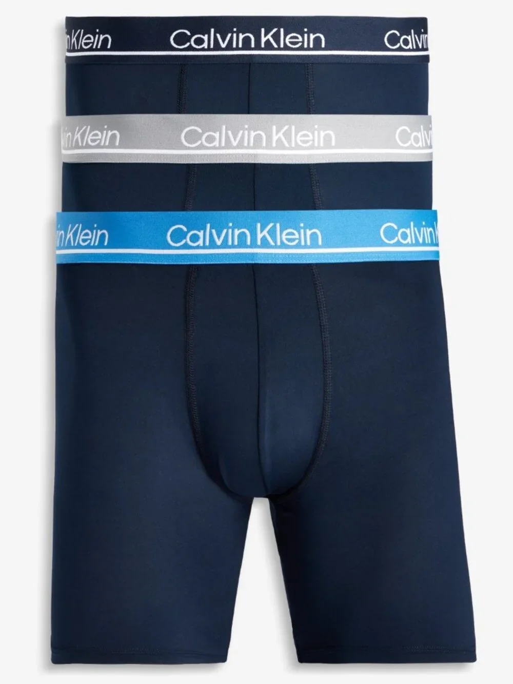 Calvin Klein Men's Microfiber Plus Moisture-Wicking Boxer Briefs
